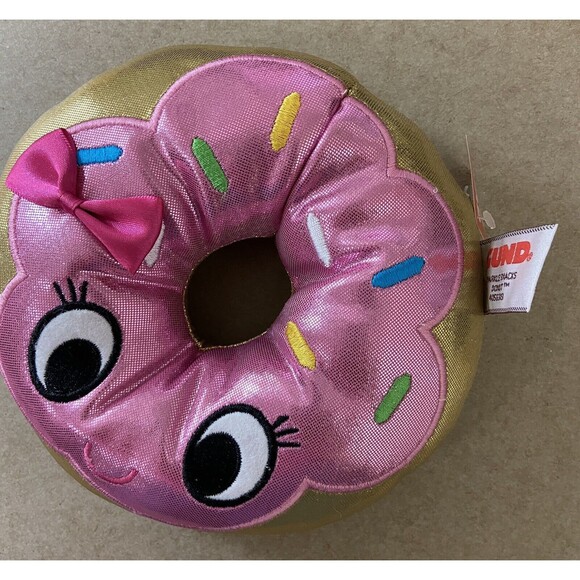 Gund Sparkle Snacks Donut 3" 4056326 11 inches Round Plush - Picture 2 of 5